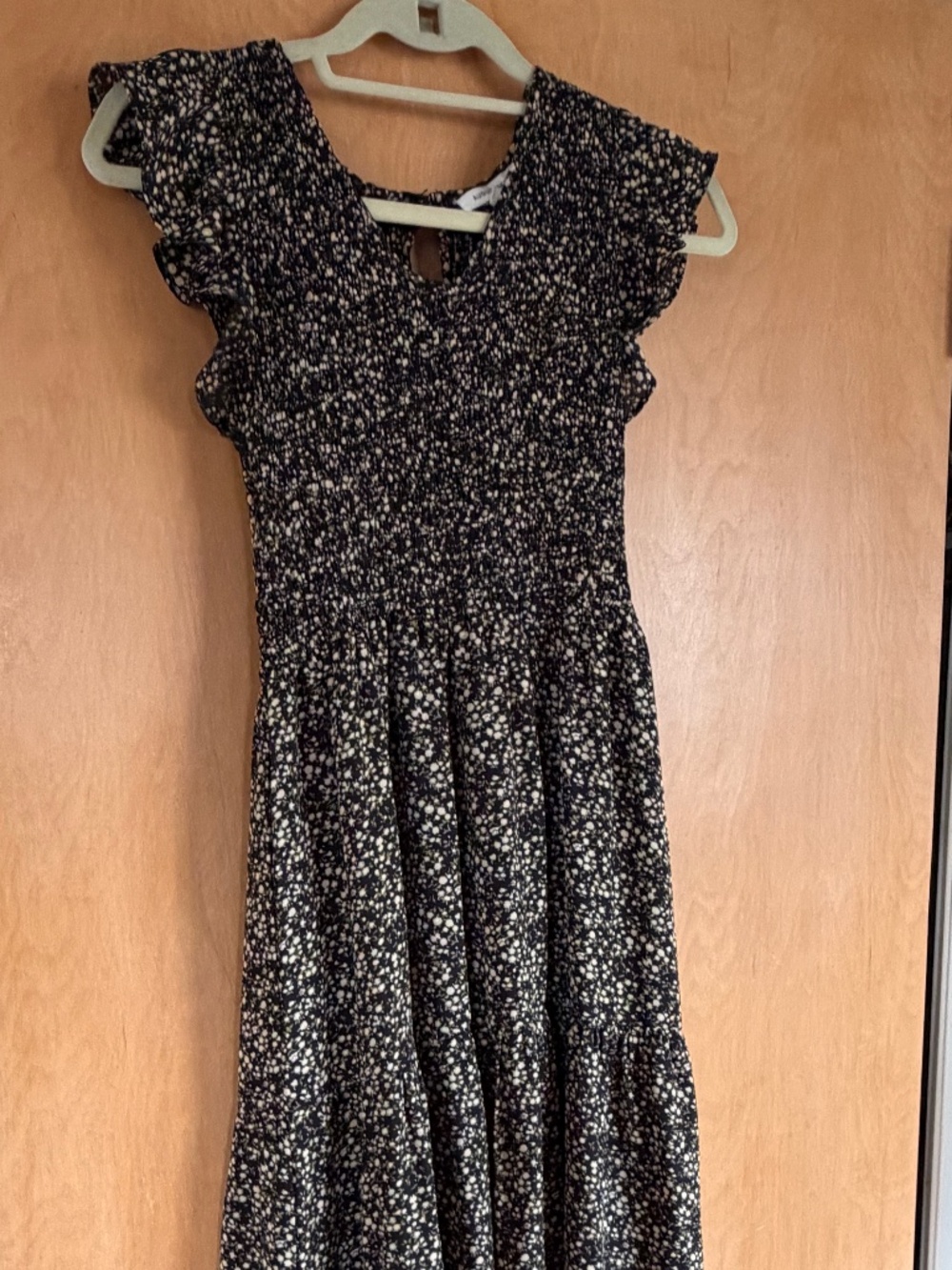 August  smocked maxi dress